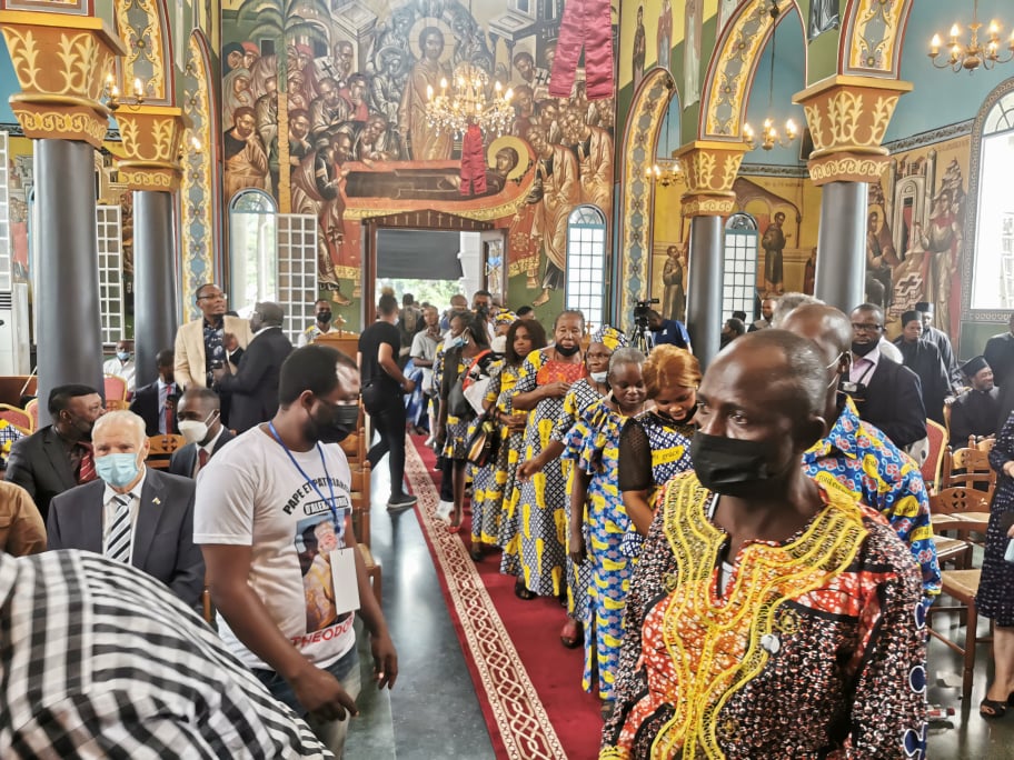 Η Ενθρόνιση του Μητροπολίτη Κινσάσας Θεοδόσιου στην Λαϊκή Δημοκρατία του Κονγκό από τον Πατριάρχη Θεόδωρο