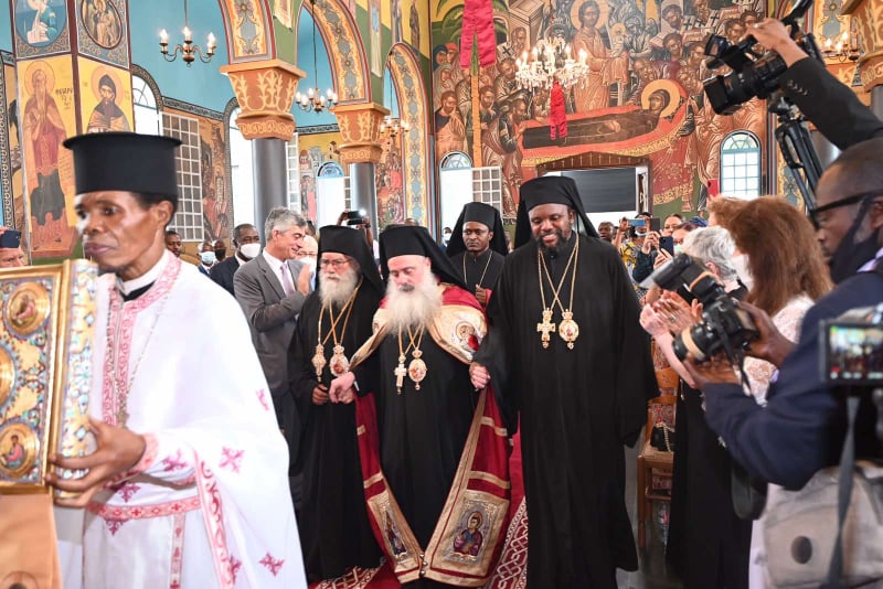 Η Ενθρόνιση του Μητροπολίτη Κινσάσας Θεοδόσιου στην Λαϊκή Δημοκρατία του Κονγκό από τον Πατριάρχη Θεόδωρο