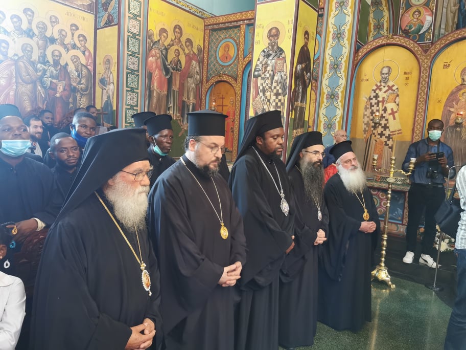 Yποδοχή του Ιεραπόστολου Πατριάρχη Θεόδωρου στην Λαϊκή Δημοκρατία του Κονγκό