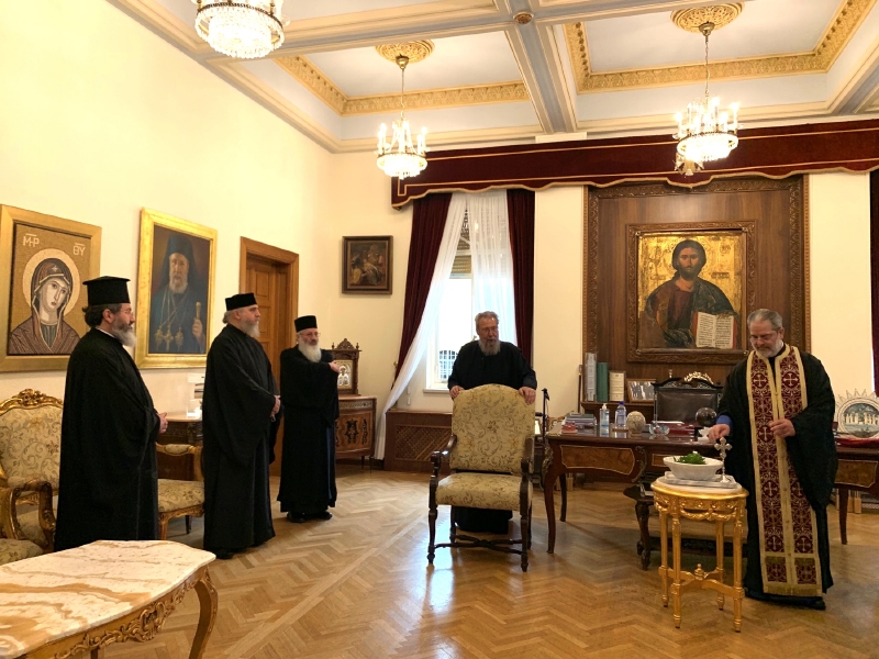 Αγιασμός για τον μηνά Μάρτιο στην Ιερά Αρχιεπισκοπή Kύπρου