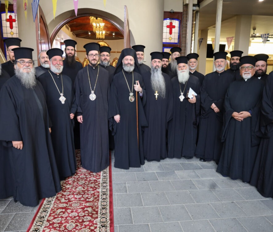 Ιερατική Σύναξη των κληρικών της Αδελαΐδος υπό τον Αρχιεπίσκοπο Αυστραλίας Μακάριο (2)