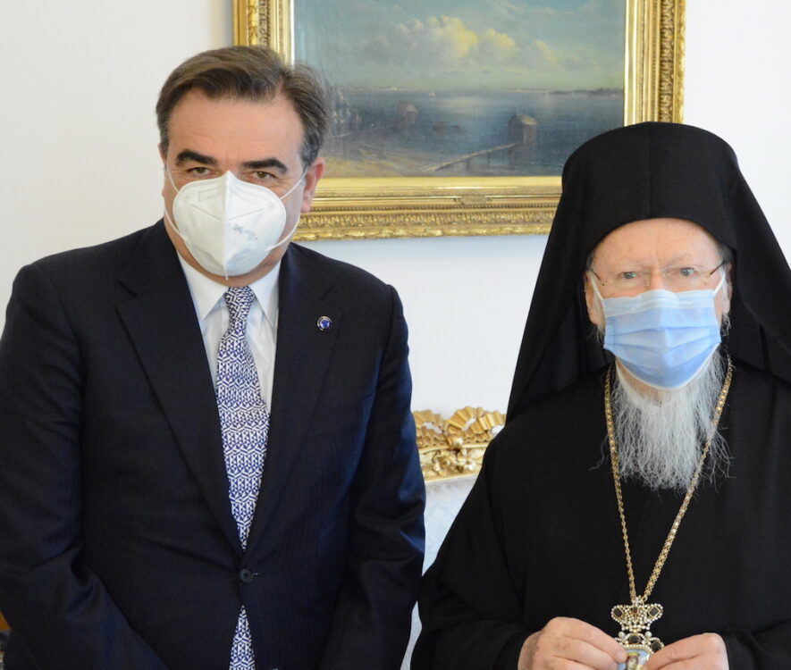 Ο Αντιπρόεδρος της Ευρωπαϊκής Επιτροπής στο Οικουμενικό Πατριαρχείο