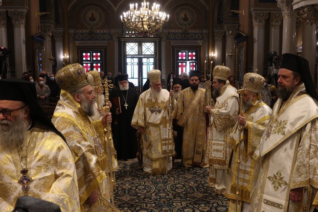 Ο εορτασμός της Κυριακής της Ορθοδοξίας στον Ιερό Καθεδρικό Ναό των Αθηνών