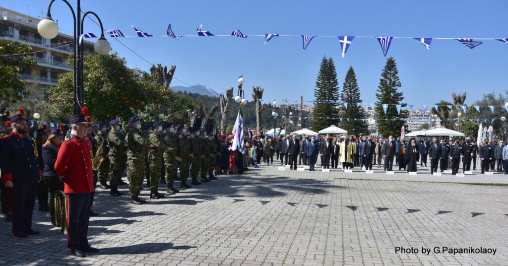 Ο εορτασμός του Ευαγγελισμού και η Δοξολογία για την εθνική επέτειο του 1821 στην Ι.Μ. Χαλκίδος