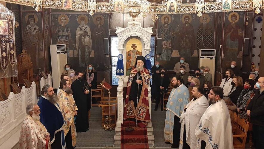 Ο εορτασμός του Ευαγγελισμού και η Δοξολογία για την εθνική επέτειο του 1821 στην Ι.Μ. Χαλκίδος