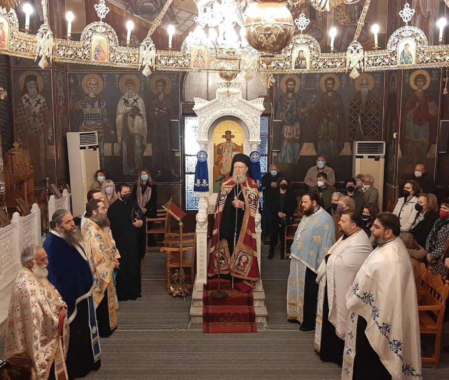 Ο εορτασμός του Ευαγγελισμού και η Δοξολογία για την εθνική επέτειο του 1821 στην Ι.Μ. Χαλκίδος