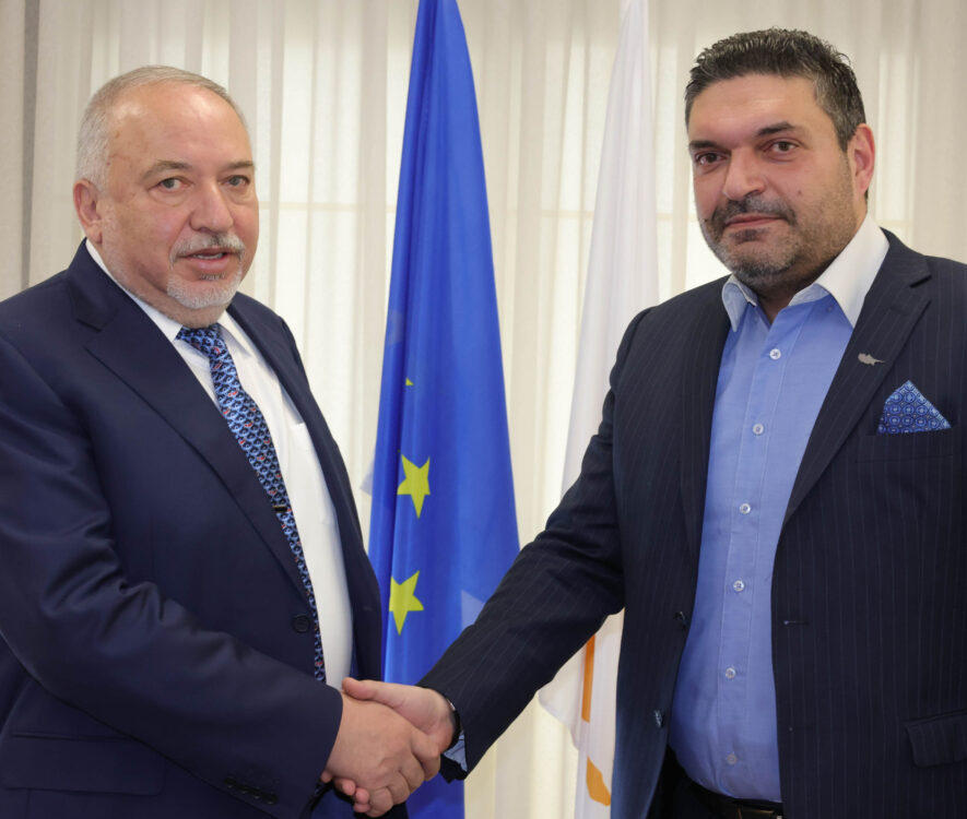 Συνάντηση Υπουργού Οικονομικών της Κύπρου με τον Ισραηλινό ομόλογο του Αβιγκντόρ Λίμπερμαν