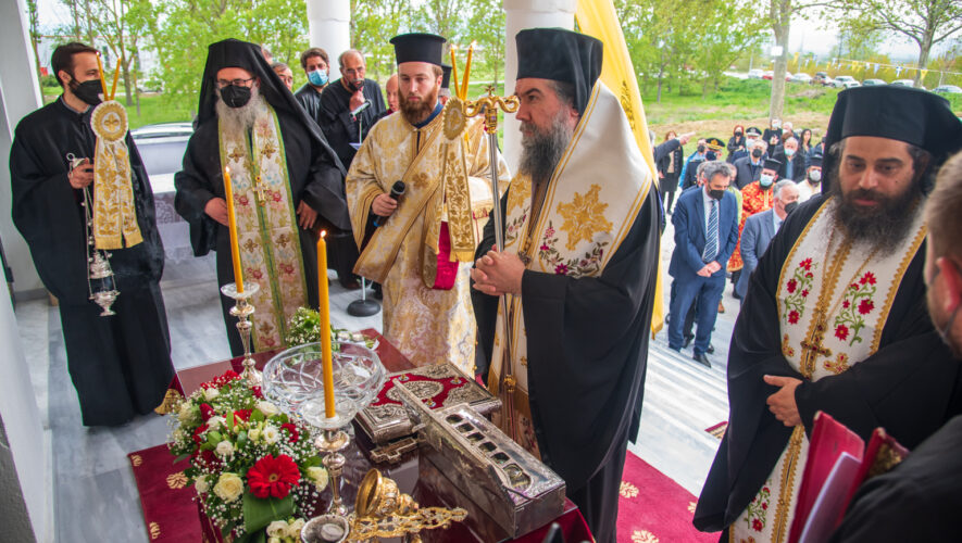 Λαμπρά τα θυρανοίξια του νεόδμητου ιερού Ναού του Αγίου Βασιλείου Κάτω Λευκώνος