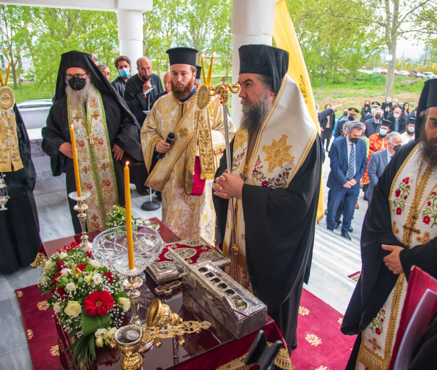 Λαμπρά τα θυρανοίξια του νεόδμητου ιερού Ναού του Αγίου Βασιλείου Κάτω Λευκώνος