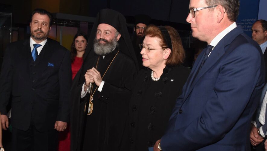 Ο Αρχιεπίσκοπος Αυστραλίας στα Εγκαίνια της Έκθεσης «Ανοικτοί Ορίζοντες» για τους Αρχαίους Έλληνες στη Μελβούρνη