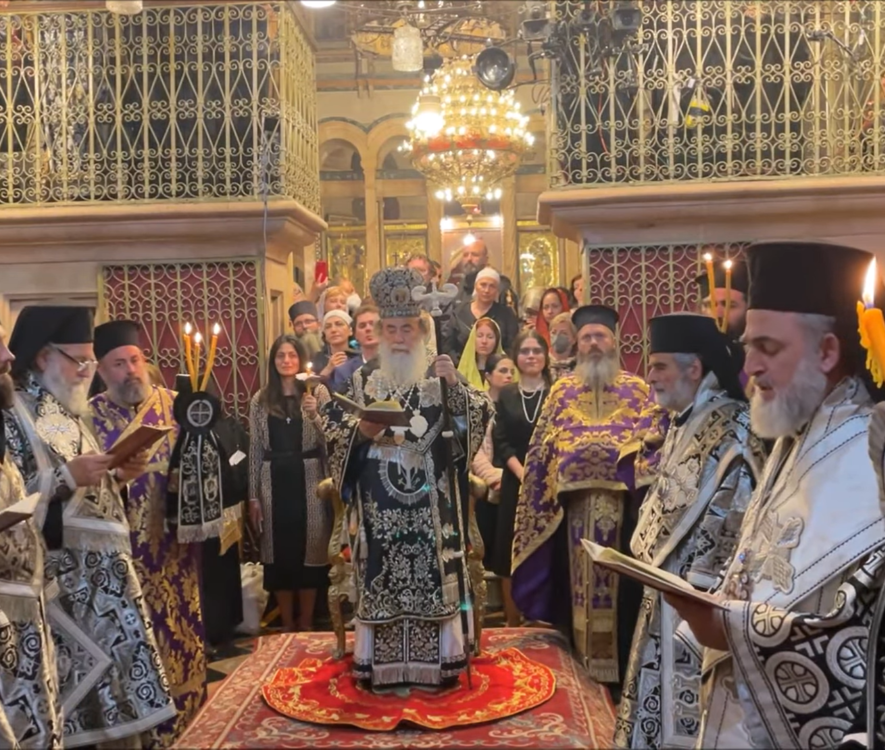 Η Τελετή του επιτάφιου Θρήνου στα Ιεροσόλυμα