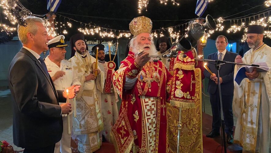 Το Άγιον Πάσχα στον Ιερό Ναό Ευαγγελισμού της Θεοτόκου στη μεγάλη πόλη της Αλεξάνδρειας