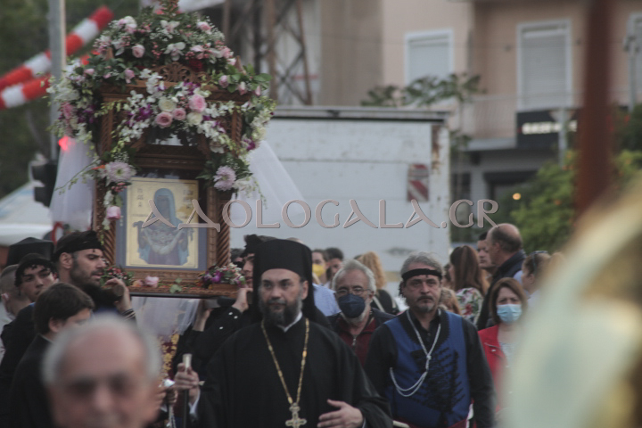 Παρουσία Αρχών των Δήμου Γαλατσίου & Πλήθους κόσμου η Ιερά Λιτάνευση της Αγίας Γλυκερίας (Φωτορεπορτάζ)