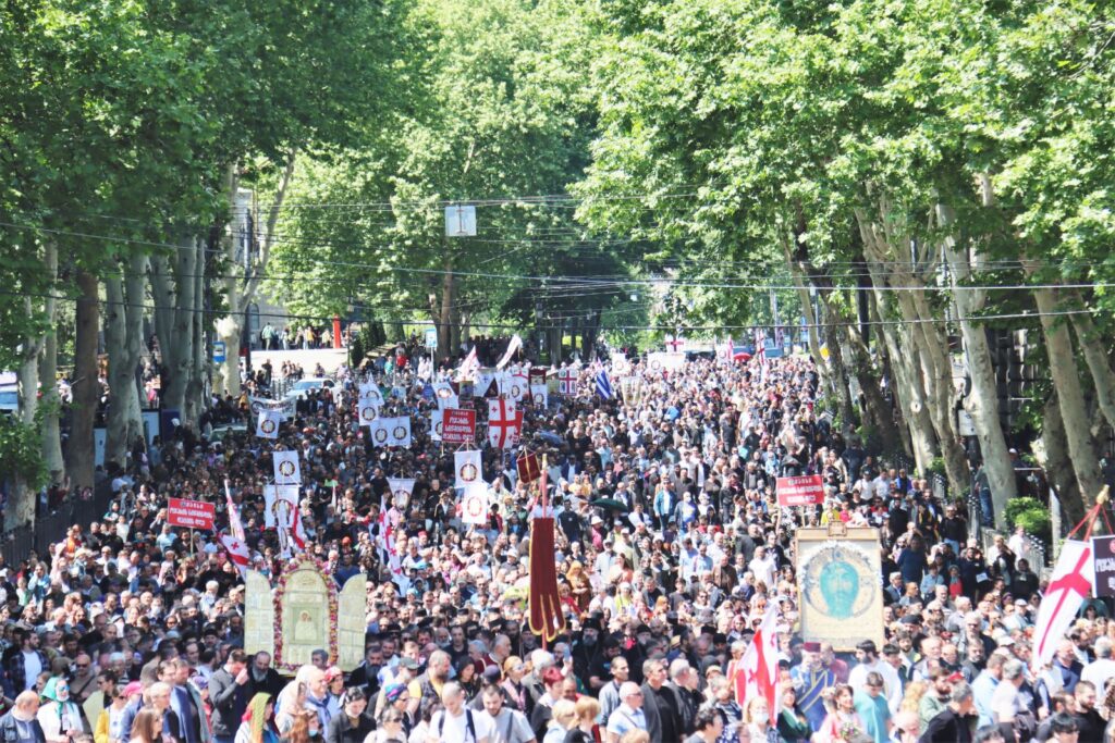 Πατριαρχείο Γεωργίας: Παρουσία πλήθους κόσμου εορτάστηε η εορτή της Οικογένειας και του σεβασμού προς τους Γονείς