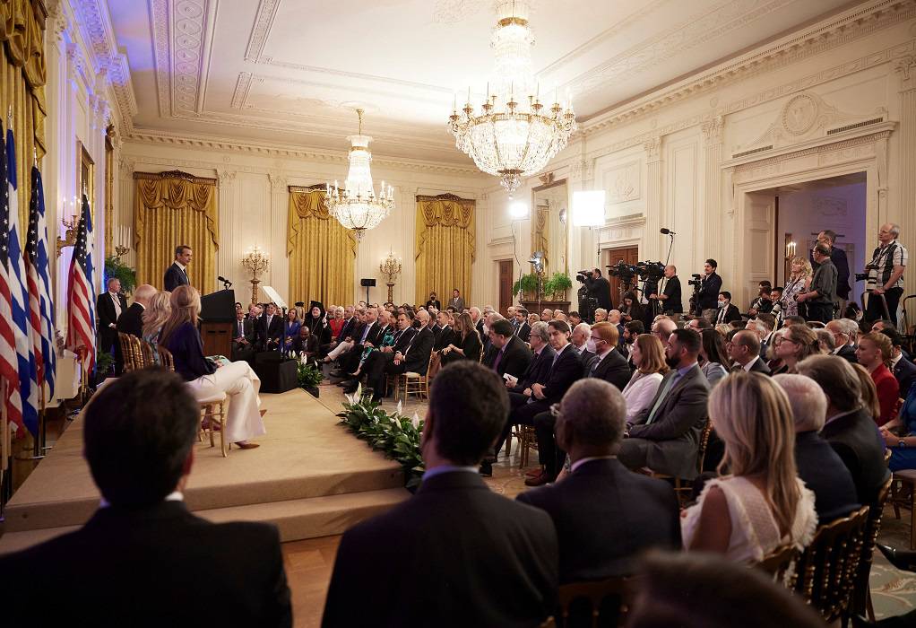 Ουάσιγκτον Δεξίωση προς τιμήν του Έλληνα Πρωθυπουργού παρέθεσε ο Πρόεδρος των Ηνωμένων Πολιτειών Τζό Μπάιντεν 2