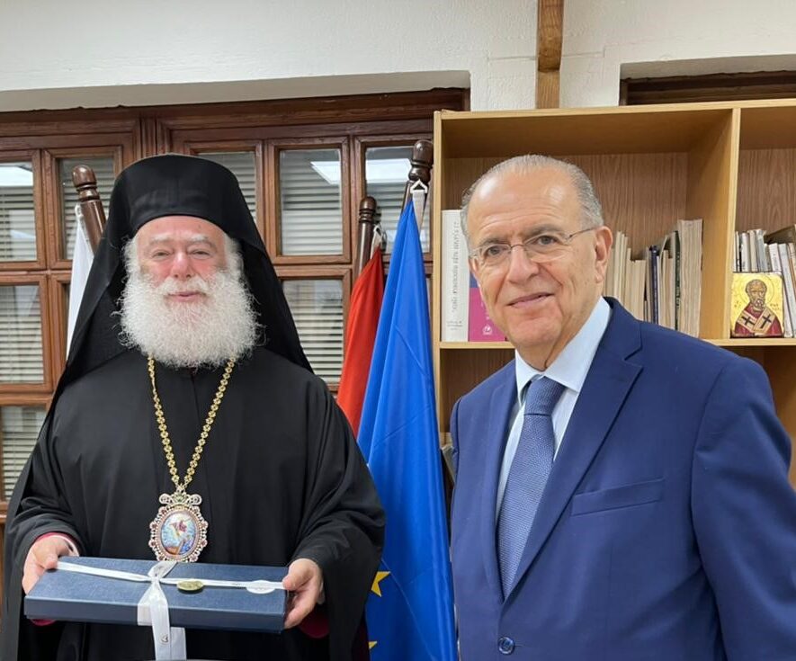 Τον ΥΠΕΞ της Κύπρου Ιωάννη Κασουλίδη δέχθηκε ο Αλεξανδρινός Προκαθήμενος - Adologala.gr