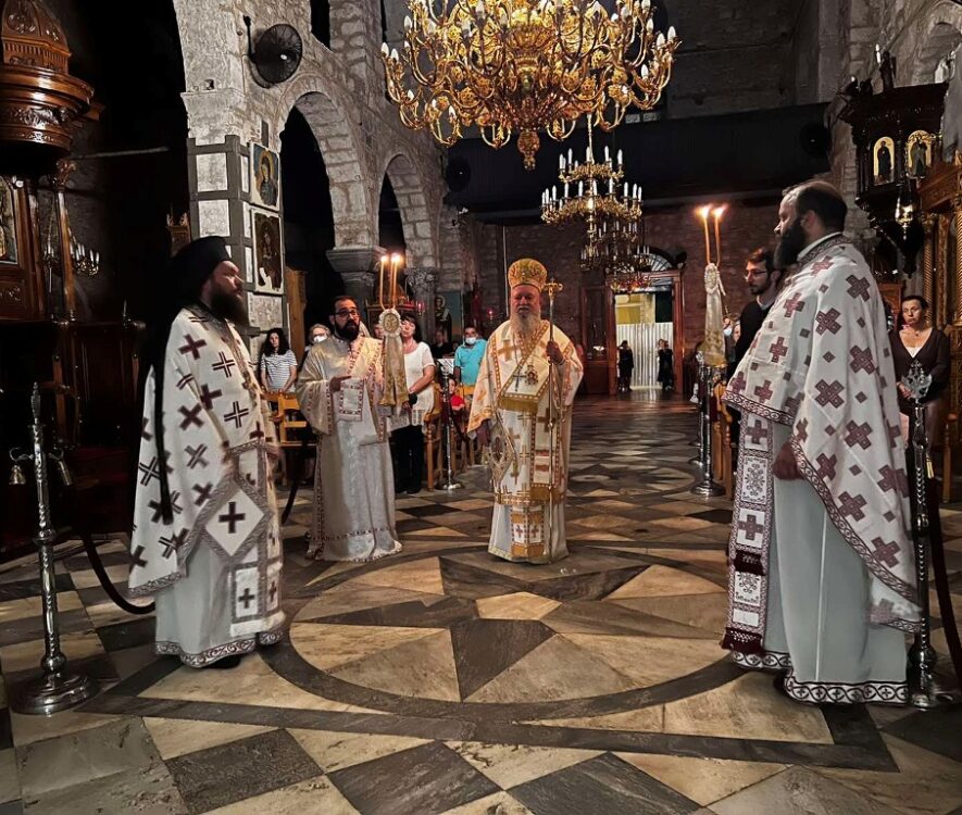 Λειτουργικές παρουσίες του Μητροπολίτου Χαλκίδος το διήμερο προ της Πεντηκοστής