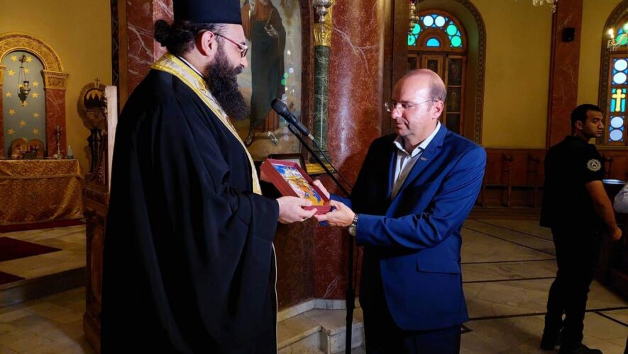 Επίσκεψη του Υπουργού Αμύνης της Κύπρου στην Ροτόντα της Ανατολής - Adologala.gr