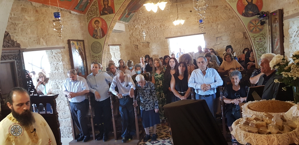Ο Επίσκοπος Μεσαορίας στον Προσκυνηματικό Ιερό Ναό Παναγιωτίσσης