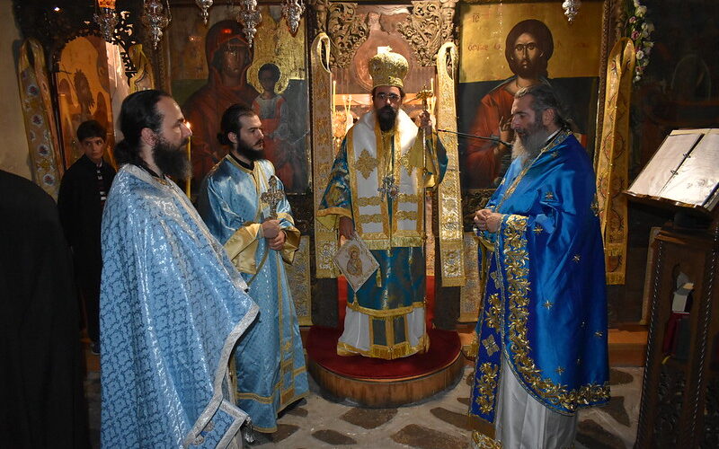 O Μητροπολίτης Καστοριάς στην Ιερά Μονή Παναγίας Μαυριωτίσσης - Adologala.gr
