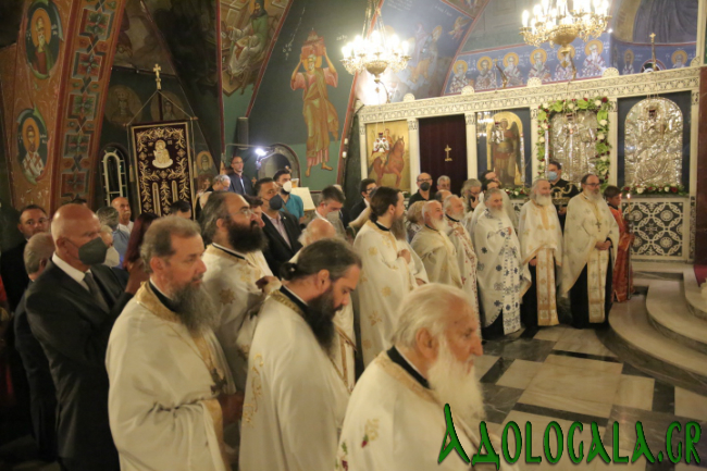 Τρισαριρχιερατικός εσπερινός και Λιτανεία της Εικόνας του Αγίου Αλεξάνδρου στο Παλαιό Φάληρο - Adologala.gr 