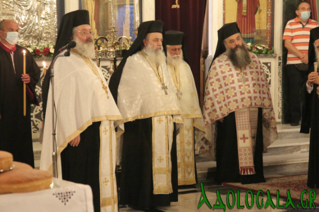 Τρισαριρχιερατικός εσπερινός και Λιτανεία της Εικόνας του Αγίου Αλεξάνδρου στο Παλαιό Φάληρο - Adologala.gr 