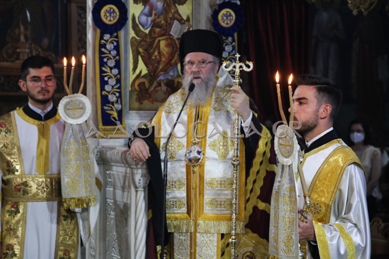 Λαμπρός Εσπερινός της Μεταμορφώσεως του Σωτήρος Χριστού στη Καλλιθέα - Adologala.gr