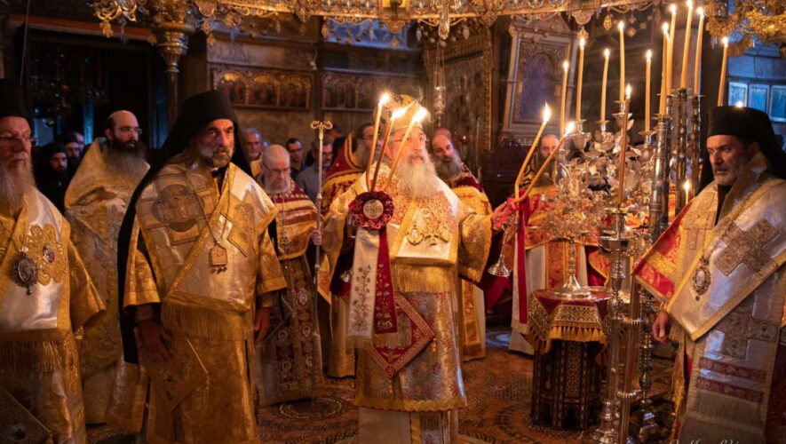 Tο περιβόλι της Παναγίας επισκέφθηκε ο Αρχιεπίσκοπος Κρήτης Ευγένιος - Adologala.gr