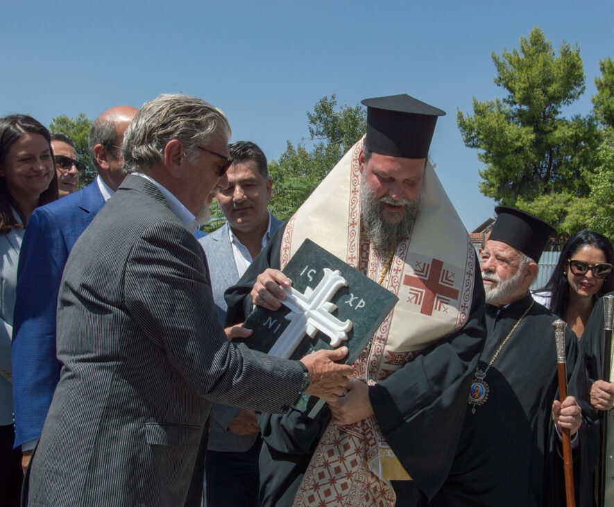 Αγιασμός και κατάθεση θεμελίου λίθου στο νέο Βρεφονηπιακό Σταθμού της Ι.Μ. Νέας Ιωνίας στη Νέα Φιλαδέλφεια - Adologala.gr