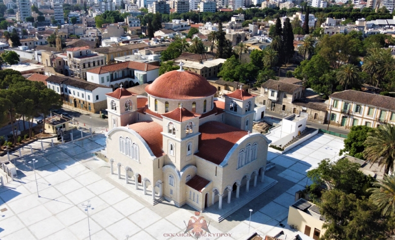 Στον Ιερό Ναό του Απόστολου Βαρνάβα λειτούργησε ο Επίσκοπος Μεσαορίας Γρηγόριος - Adologala.gr 