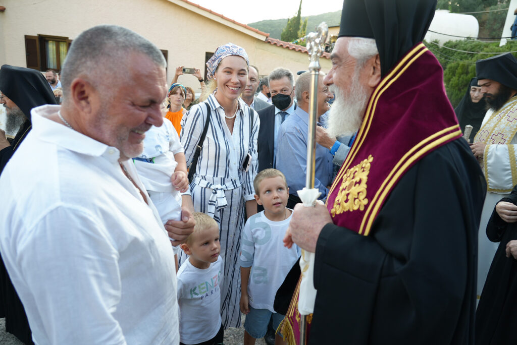 Υποδοχή της Παναγίας Παραμυθίας στο Τρίκορφο Φωκίδας