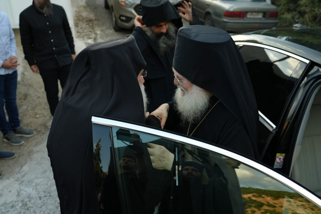 Υποδοχή της Παναγίας Παραμυθίας στο Τρίκορφο Φωκίδας