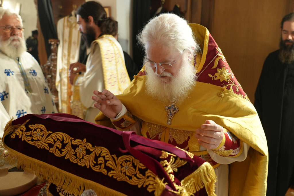 Υποδοχή της Παναγίας Παραμυθίας στο Τρίκορφο Φωκίδας