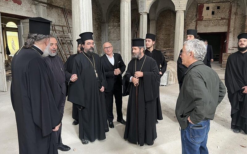 Επίσκεψη του Μητροπολίτη Καστοριάς στη Κορυτσά