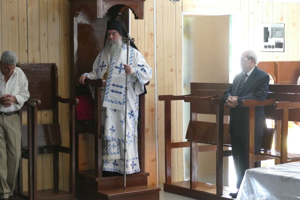 Ο Μητροπολίτης Λεμεσού λειτούργησε στον Πάνω Αμίαντο