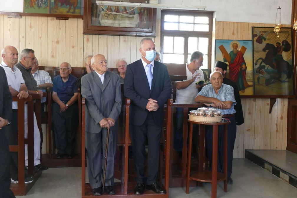 Ο Μητροπολίτης Λεμεσού λειτούργησε στον Πάνω Αμίαντο
