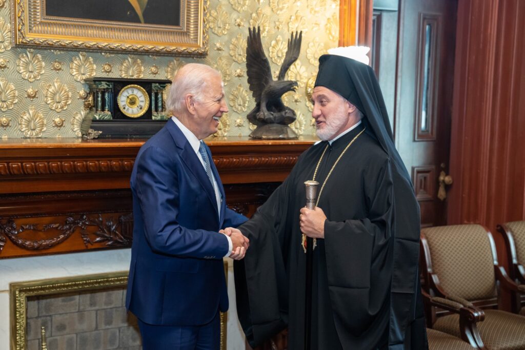 Συνάντηση Πατριάρχη Αλεξανδρείας με τον Πρόεδρο των Ηνωμένων Πολιτειών της Αμερικής Τζο Μπάιντεν