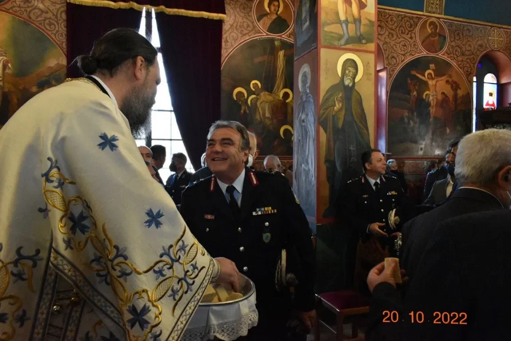 Αρχιερατική Θεία Λειτουργία για τον προστάτη της Ελληνικής Αστυνομίας, Άγιο Αρτέμιο στην Αθήνα 