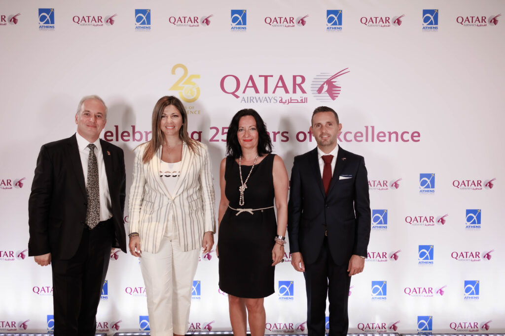 Η Qatar Airways και ο Διεθνής Αερολιμένας Αθηνών γιορτάζουν μαζί 25 χρόνια πτήσεων 
