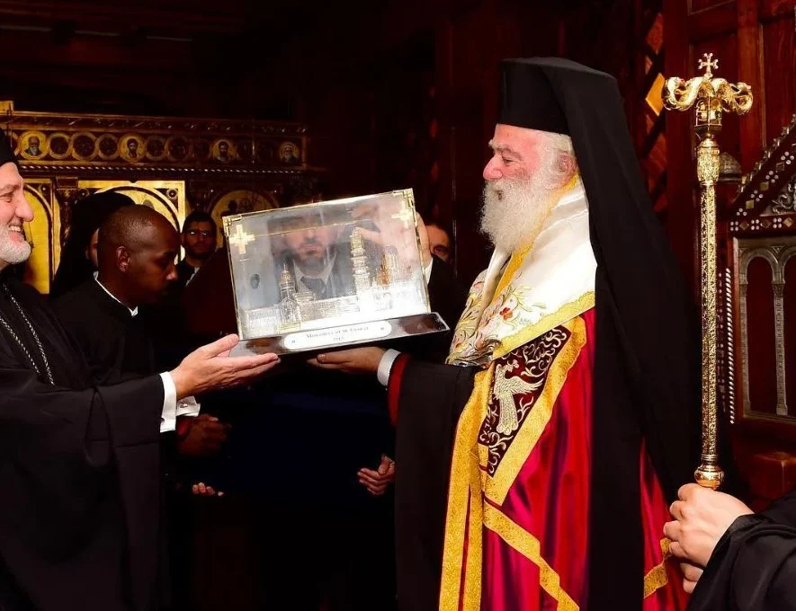 Στις Ηνωμένες Πολιτείες της Αμερικής βρίσκεται ο Πατριάρχης Αλεξανδρείας - Επισκέφθηκε τα γραφεία της Ι.Α.Α.
