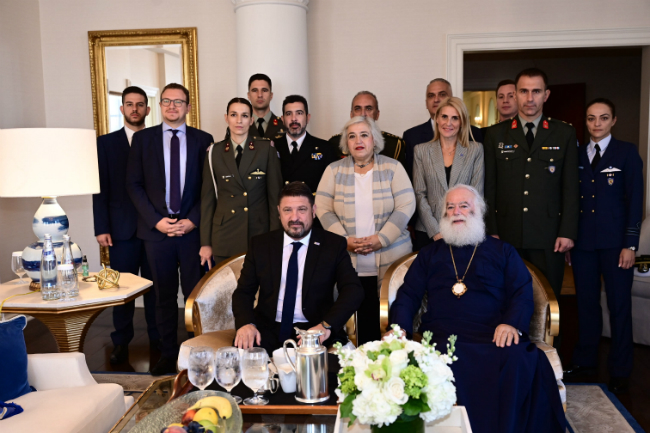 Συνάντηση ΥΦΕΘΑ Νικόλαου Χαρδαλιά με τον Πατριάρχη Αλεξάνδρειας και Πάσης Αφρικής στην Ουάσιγκτον