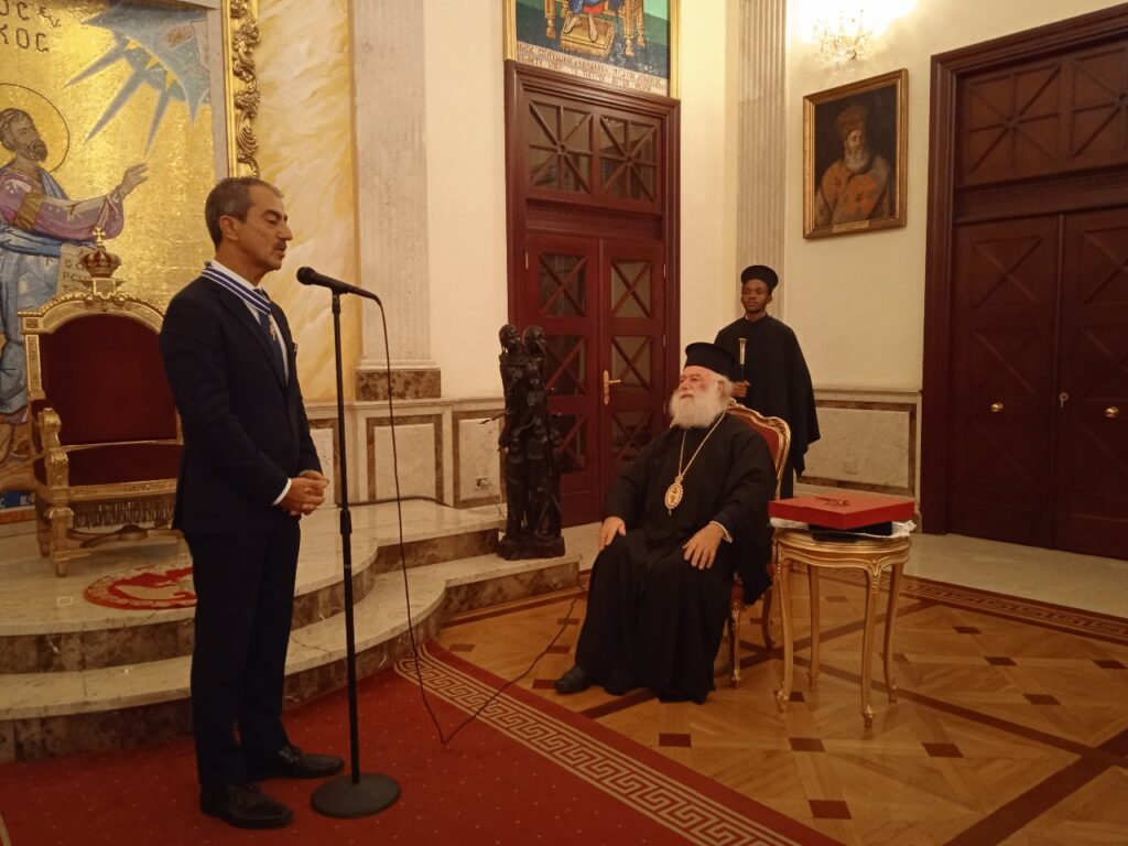 Τον Πρόεδρο της Κοινότητας Νεοχωρίου Κωνσταντινουπόλεως, Παντελεήμονα Βίγκα δέχθηκε ο Πατριάρχης Θεόδωρος