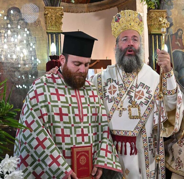 Η εις Πρεσβύτερον χειροτονία του Διακόνου Ανδρέου Μπεμπή στο Ρέθυμνο