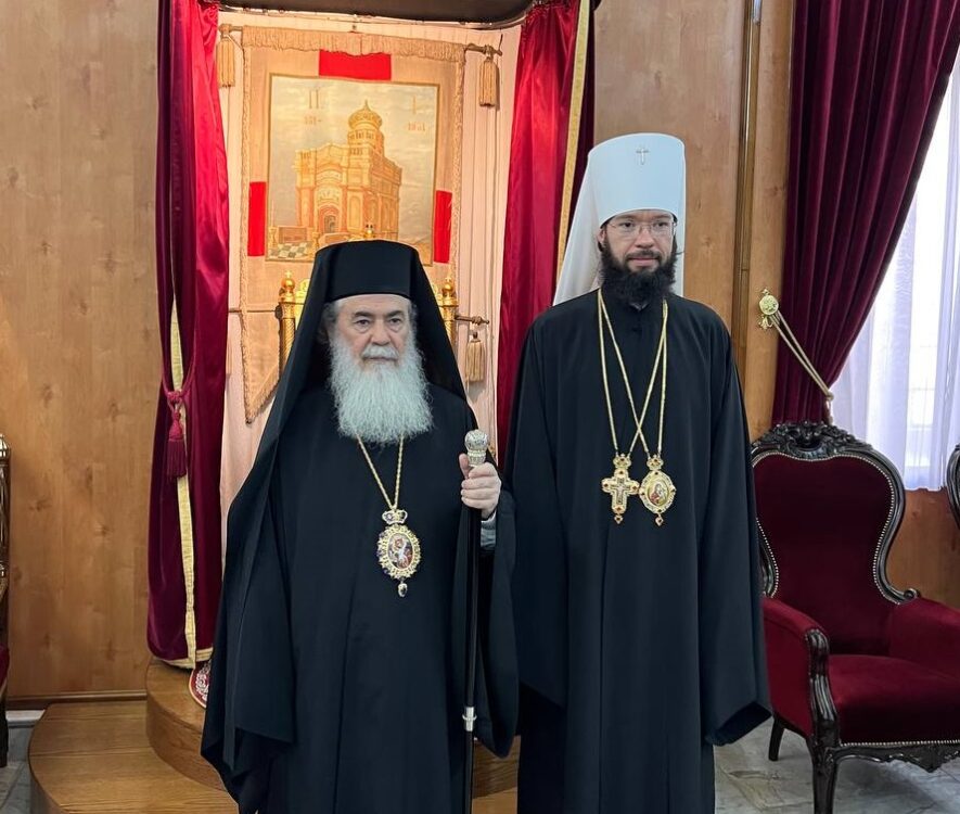 Επίσκεψη εργασίας του προέδρου του ΤΕΕΣ του Πατριαρχείου Μόσχας στους Αγίους Τόπους