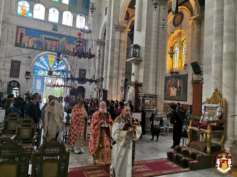 Η εορτή του Αγίου Ιερομάρτυρα Φιλούμενου στα Ιεροσόλυμα 