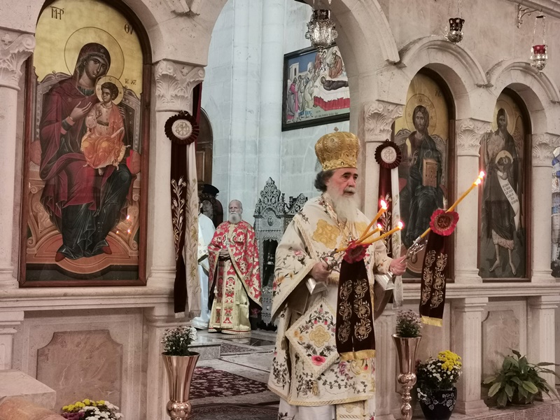 Η εορτή του Αγίου Ιερομάρτυρα Φιλούμενου στα Ιεροσόλυμα 