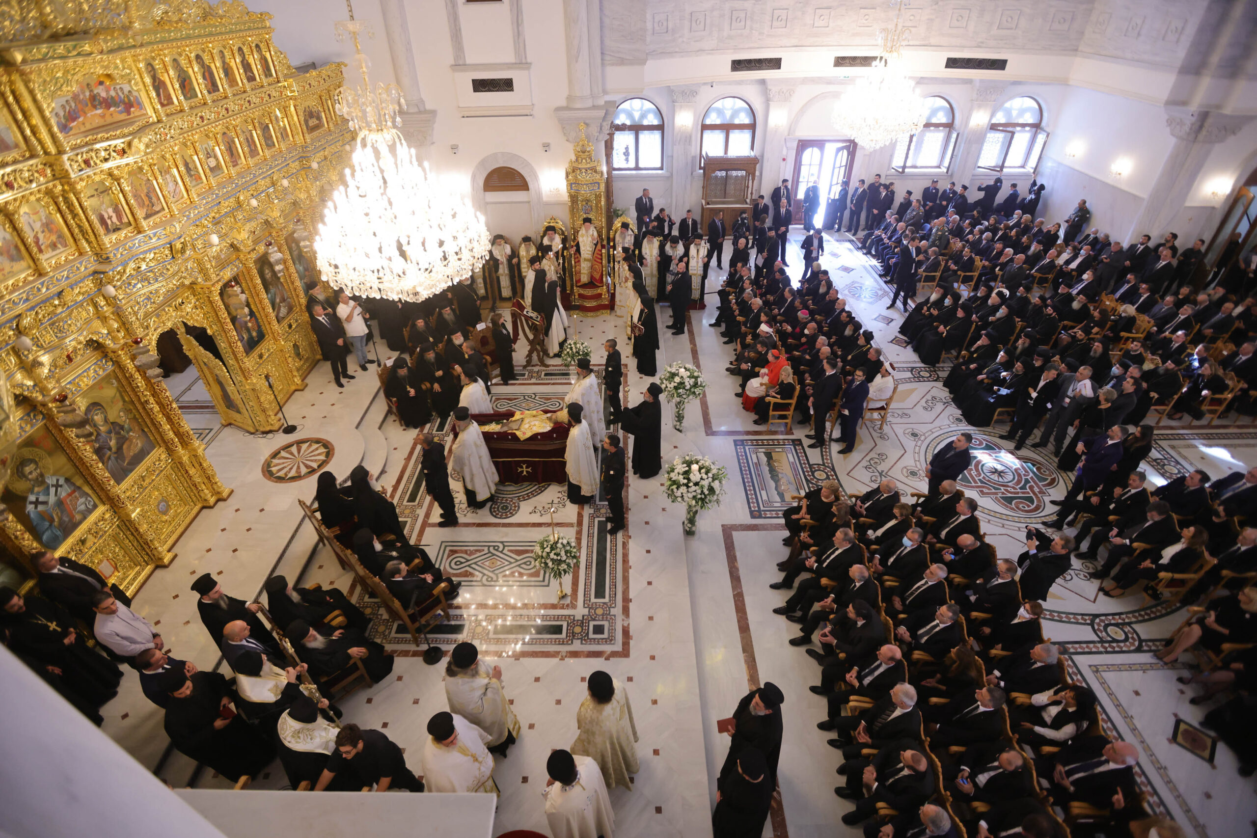 Η Εξόδιος Ακολουθία και η ταφή του Αρχιεπισκόπου Κύπρου Χρυσοστόμου