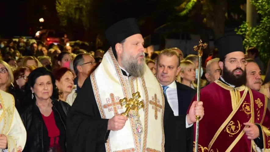 Μεθέορτος εσπερινός Εισοδίων της Θεοτόκου & λιτάνευση της Παναγίας Ελεούσης στο Ηράκλειο Αττικής