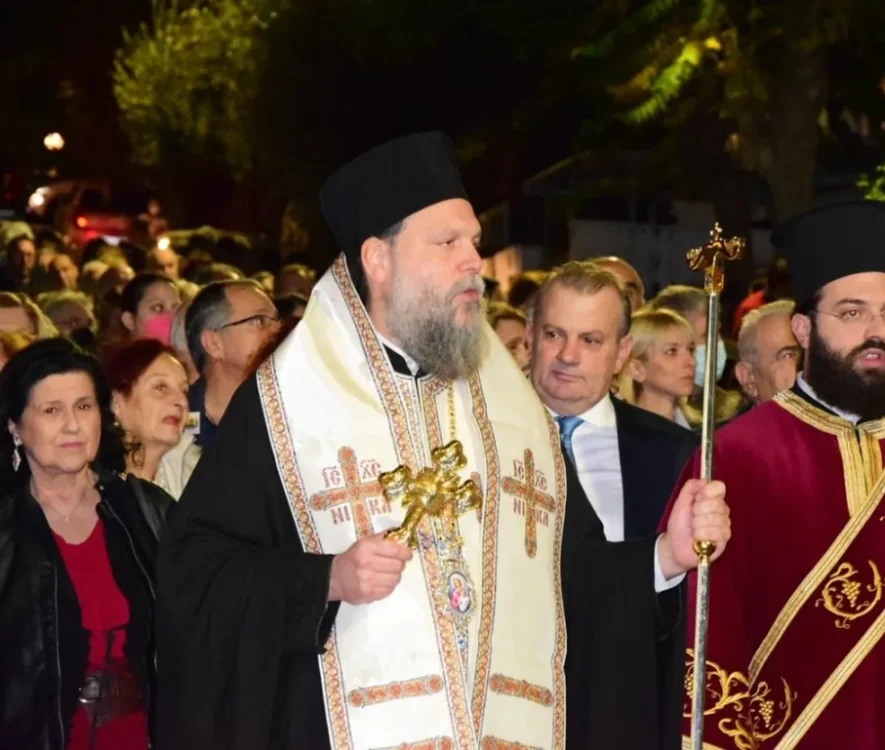 Μεθέορτος εσπερινός Εισοδίων της Θεοτόκου & λιτάνευση της Παναγίας Ελεούσης στο Ηράκλειο Αττικής