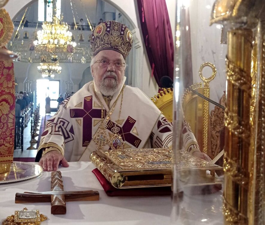 Ο Μητροπολίτης Βρυούλων στον Ιερό Ναό Αγίου Παντελεήμονος Βότση